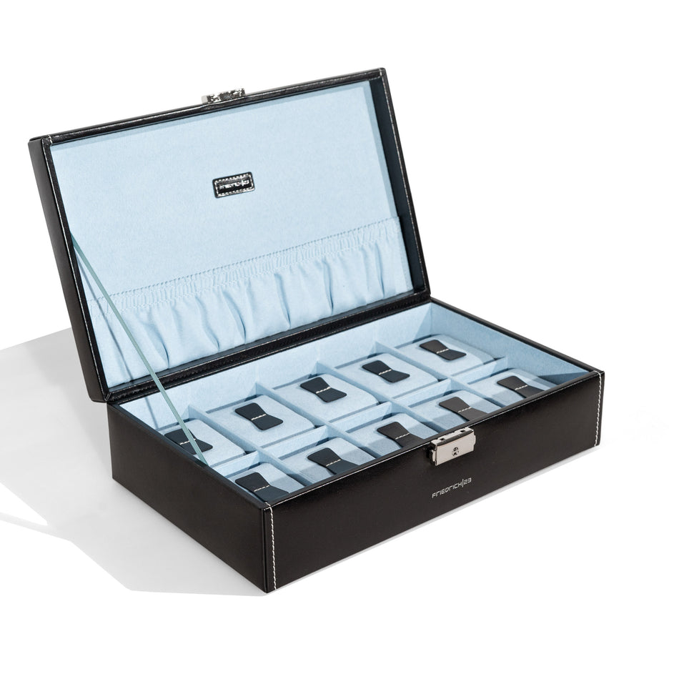 Coffret 10 montres avec poche intérieur