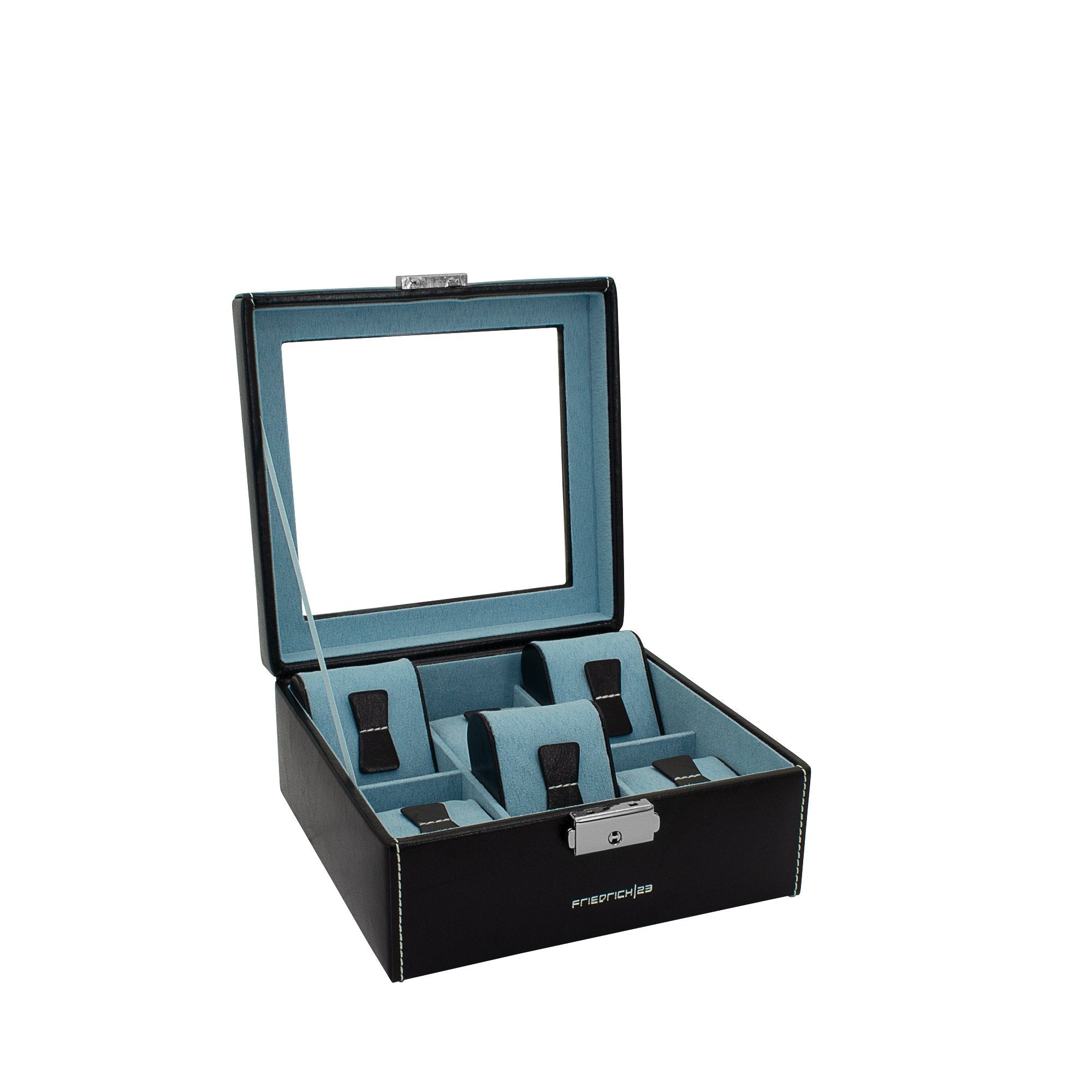Coffret 6 montres couvercle en verre