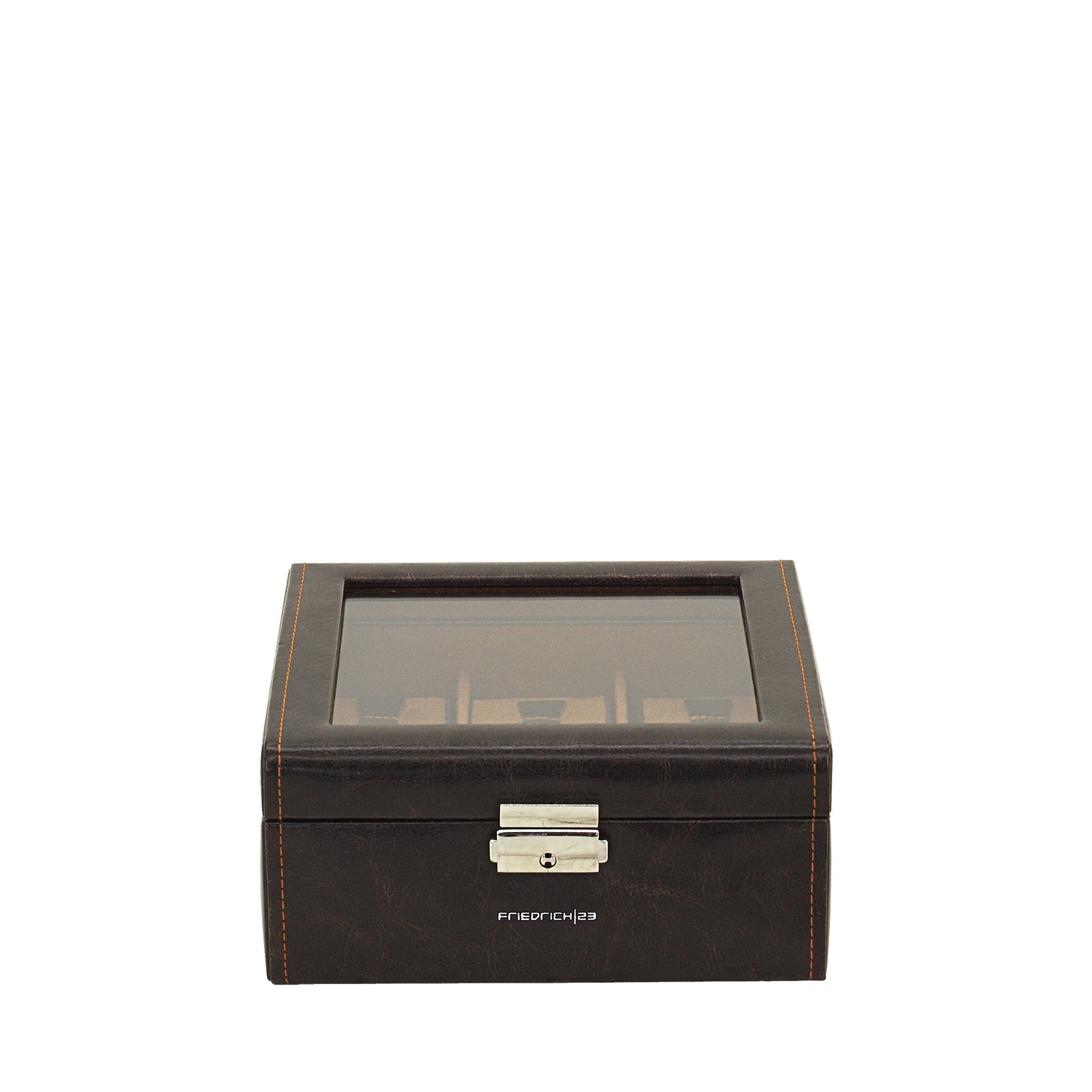 Coffret 6 montres couvercle en verre