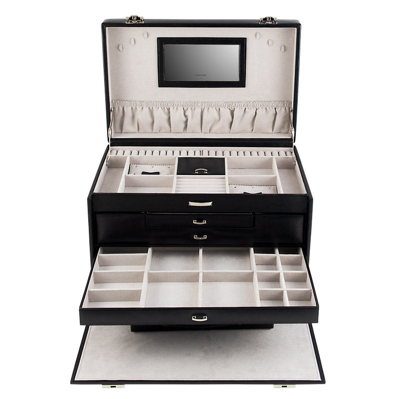 Coffret femme montre et bijoux Luxe avec coffre fort