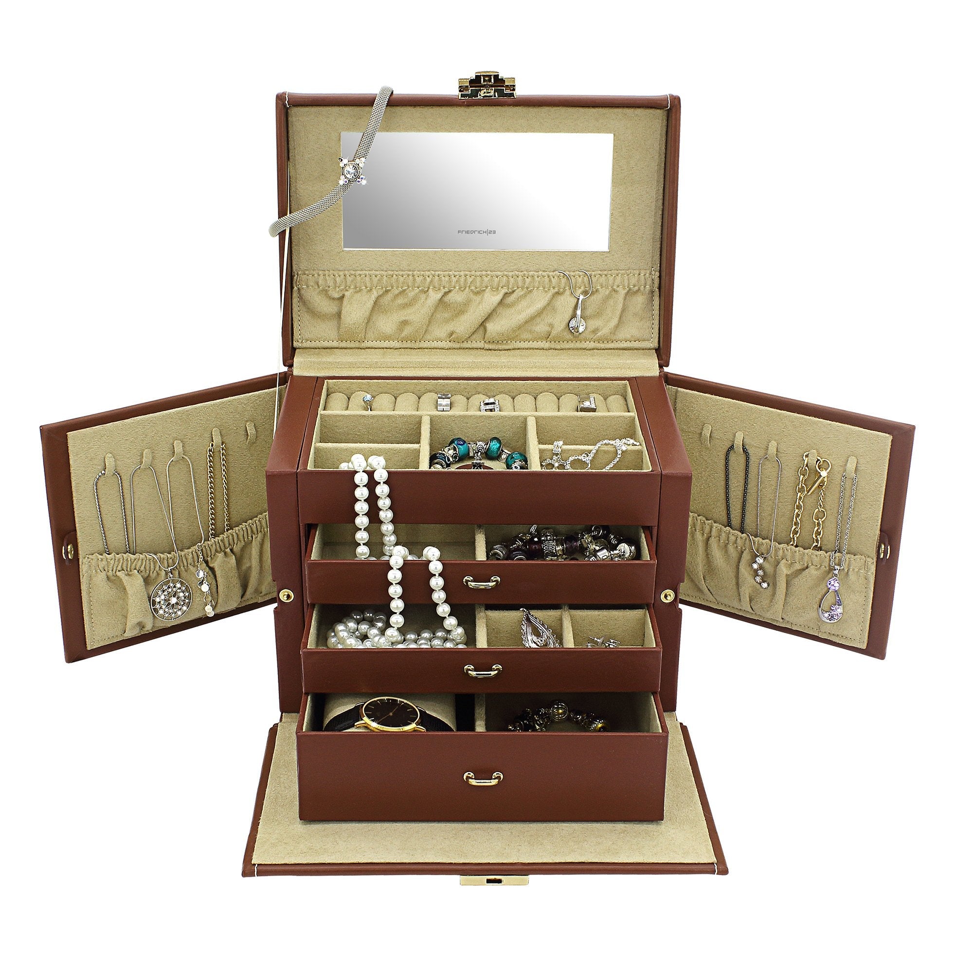 Boite à bijoux et montres femme XL