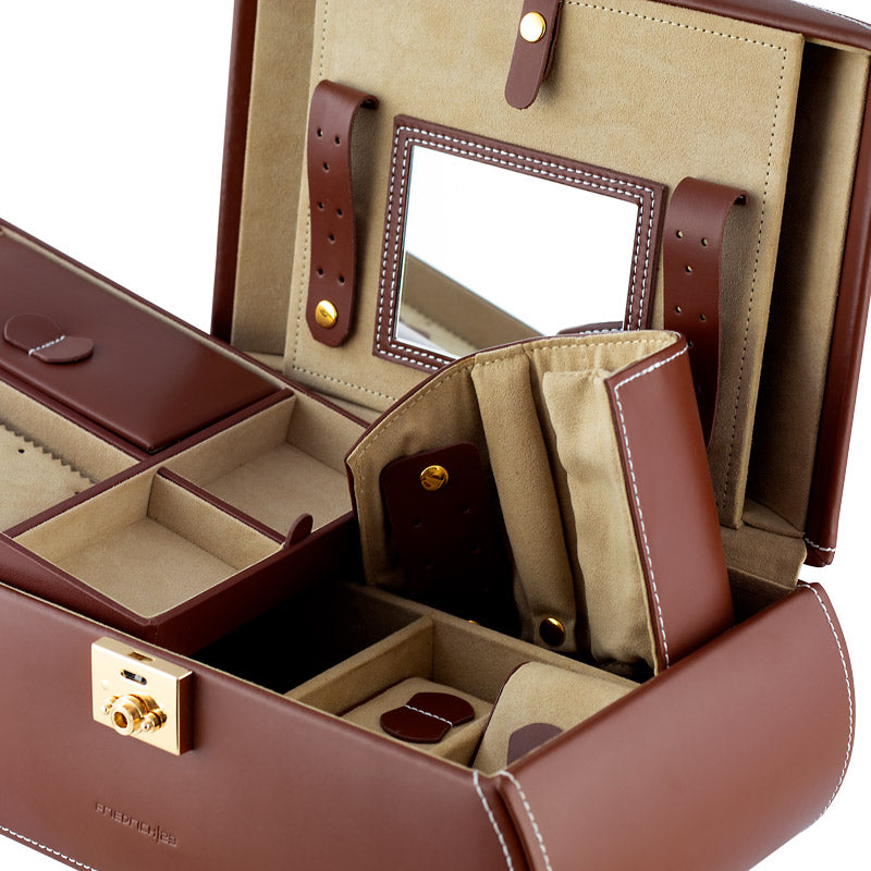 Boite à bijoux en cuir Édition Cordoba