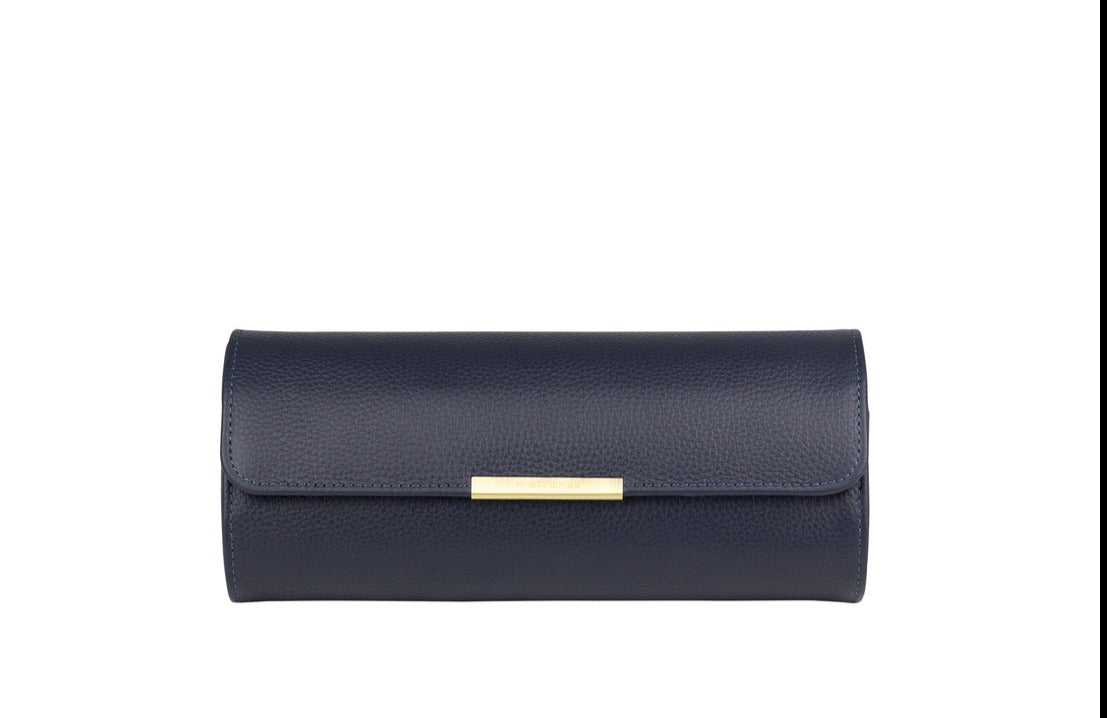 Rouleau de 3 montres en cuir véritable