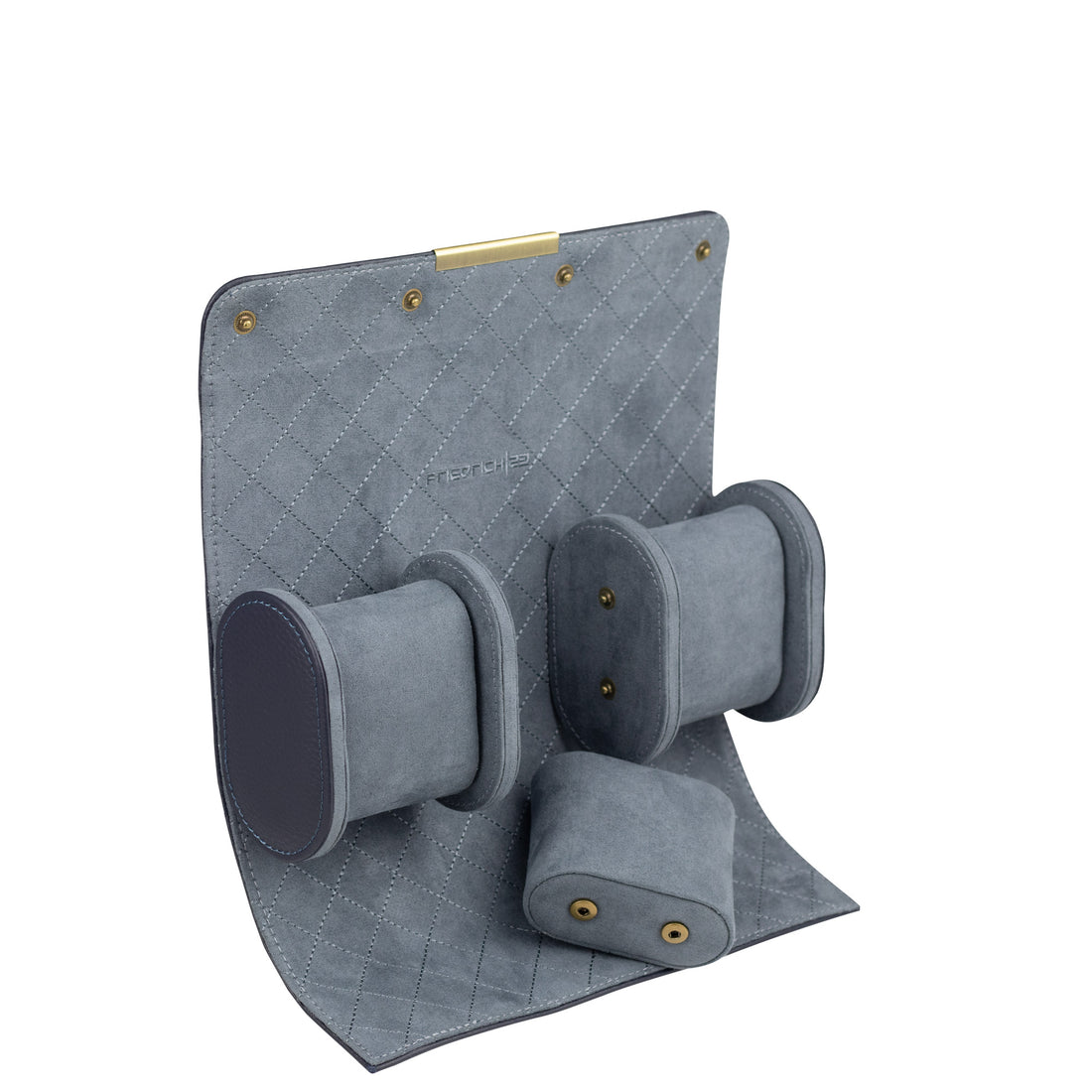 Rouleau de 3 montres en cuir véritable