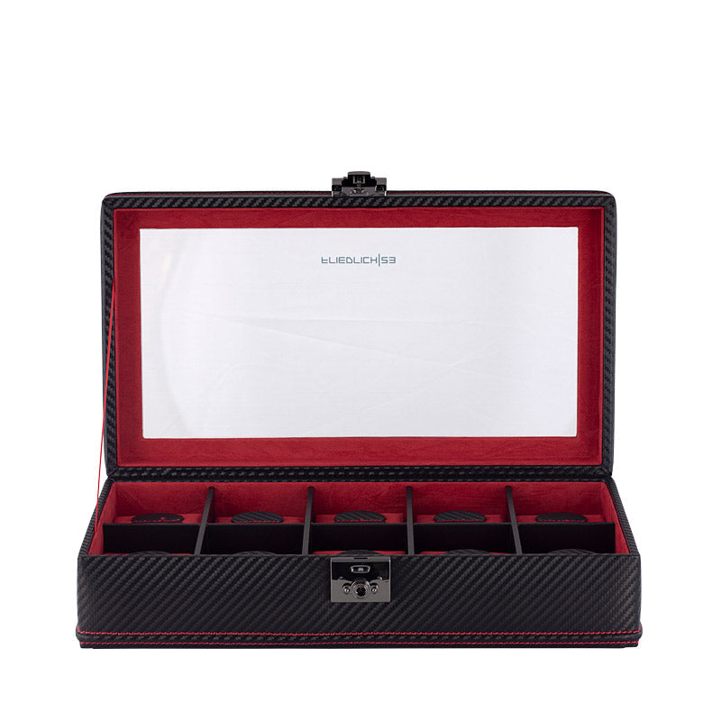 Boite 10 montres en Carbone