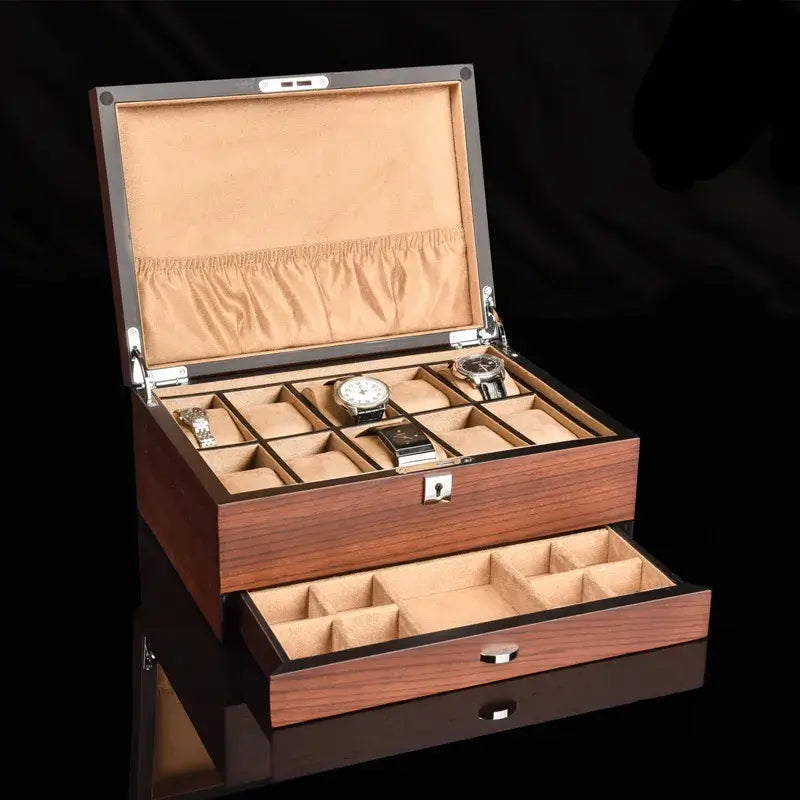 Boite a Montre Bois Massif