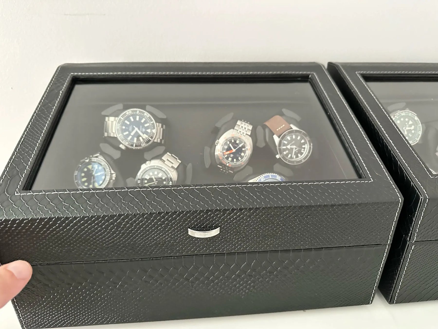 Remontoir 6 montres avec LED - Luxe