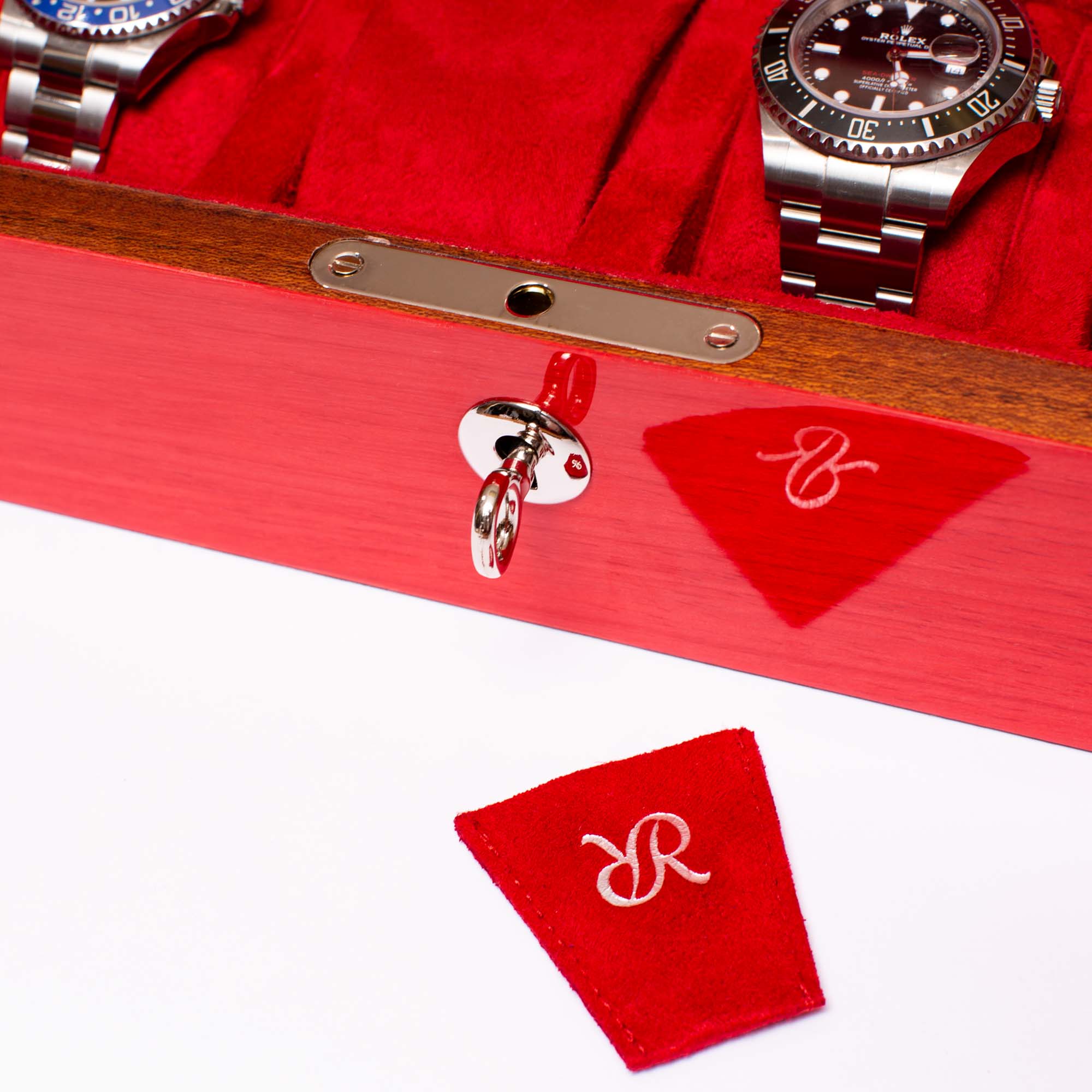 Coffret montre femme - Rouge