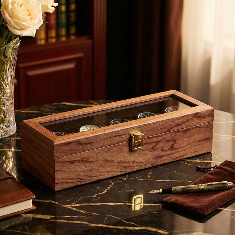 Boite à Montre - Teck Premium