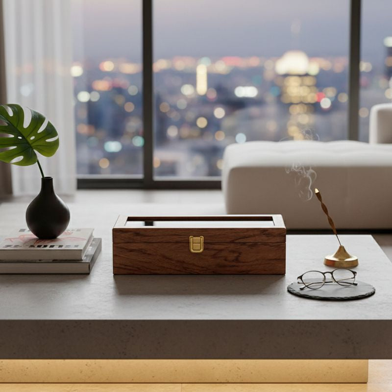 Boite à Montre - Teck Premium