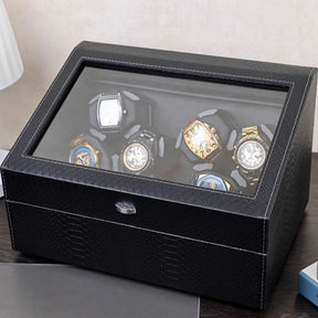 Remontoir 6 montres avec LED - Luxe